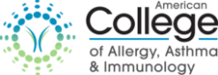 Logo: American College of Allergy, Asthma, and Immunology